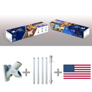 Wall-Mount Flagpole Kit